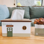 Hộp khăn giấy ô cửa xanh